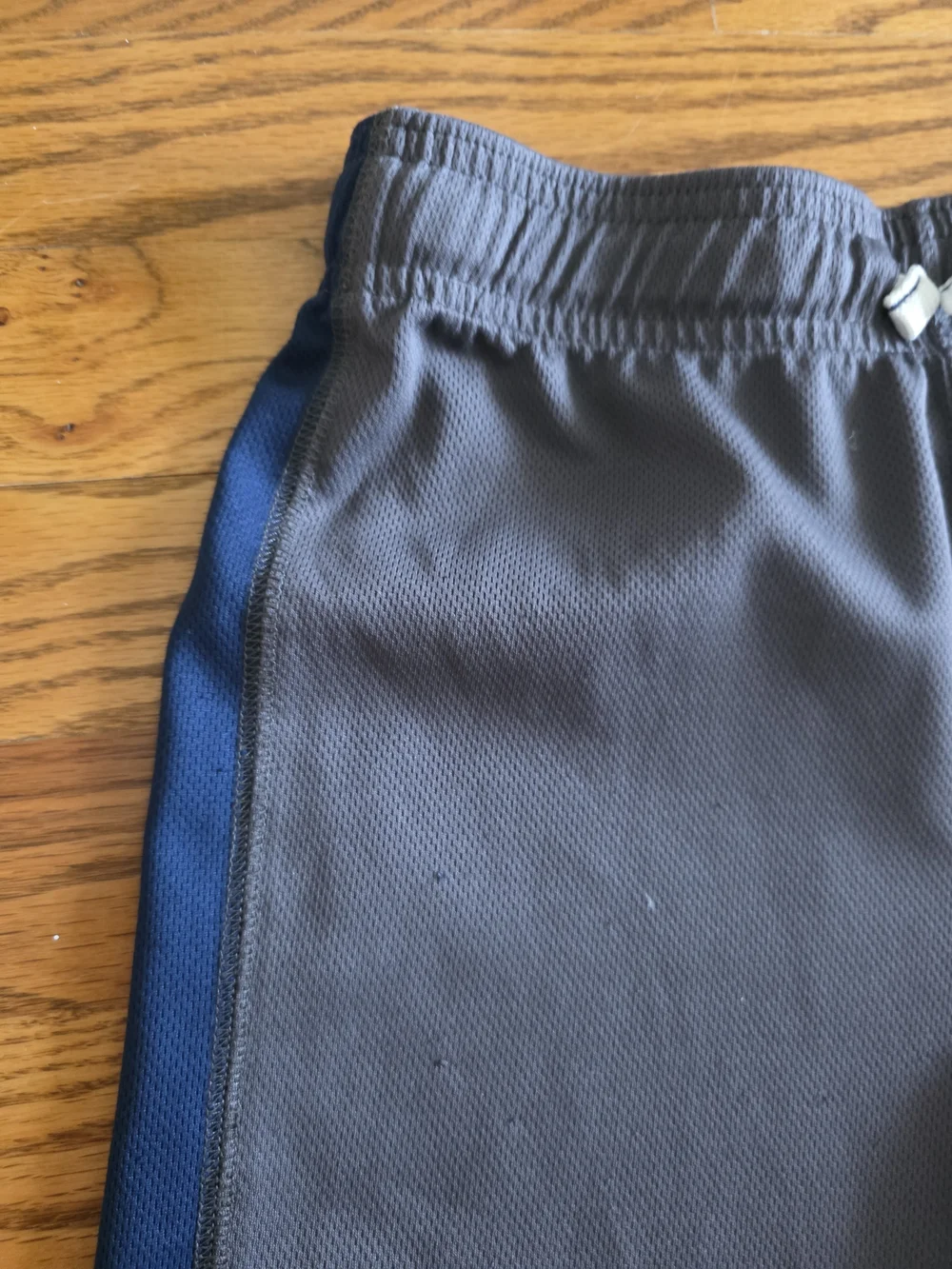 Carter's Gray Shorts with Blue Side Stripes